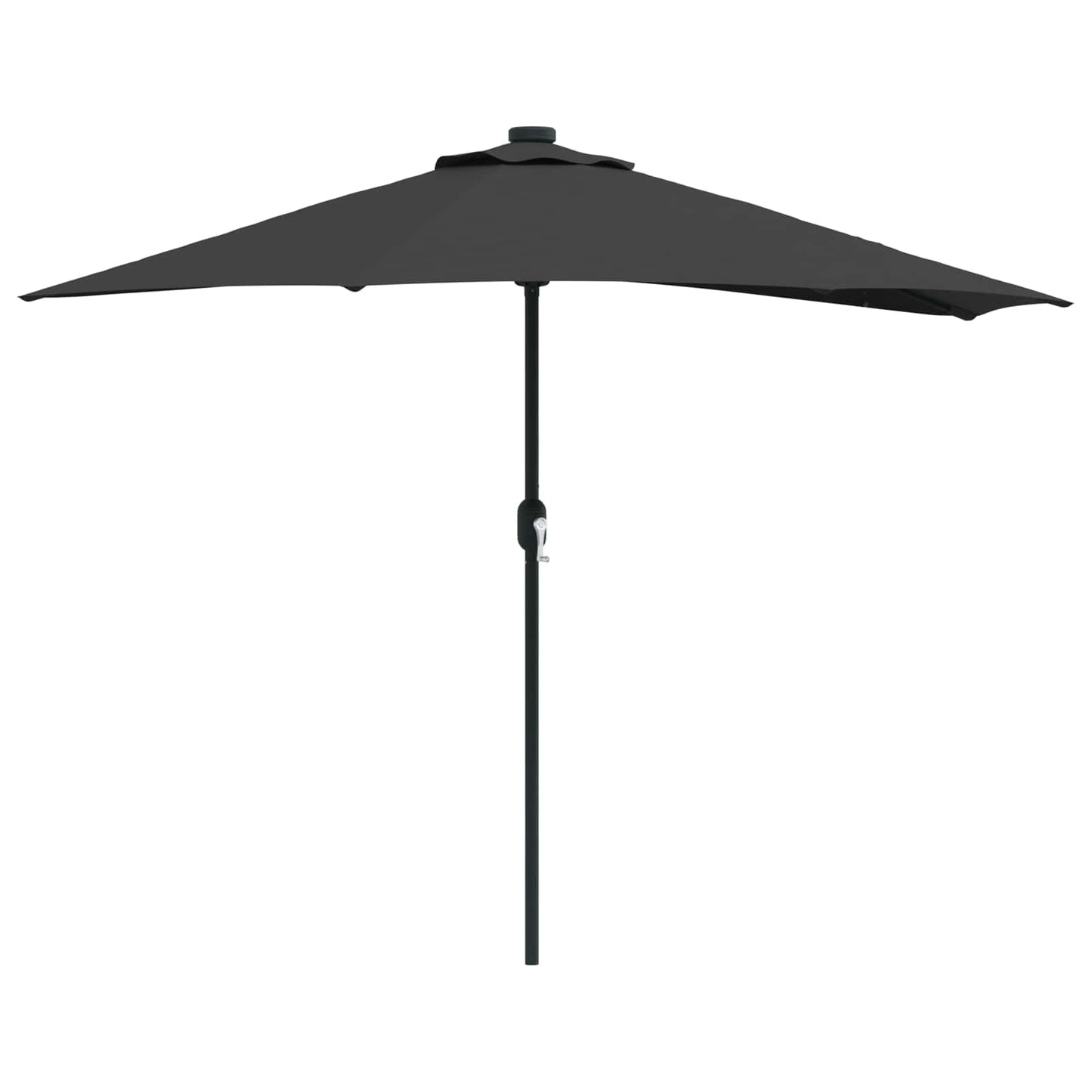 Garten-Sonnenschirm Sand 294 x 150 x 224 cm Polyester und Stahl
