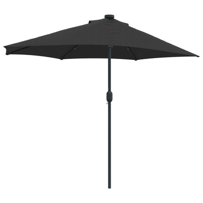 Garten-Sonnenschirm Sand 294 x 150 x 224 cm Polyester und Stahl