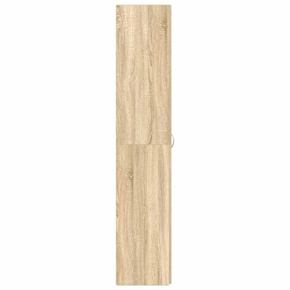 Schuhschrank mit Regal Weiß 80 x 35,5 x 180 cm Holzwerkstoff