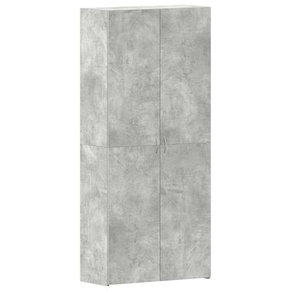 Schuhschrank mit Regal Weiß 80 x 35,5 x 180 cm Holzwerkstoff