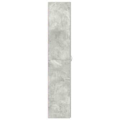 Schuhschrank mit Regal Weiß 80 x 35,5 x 180 cm Holzwerkstoff