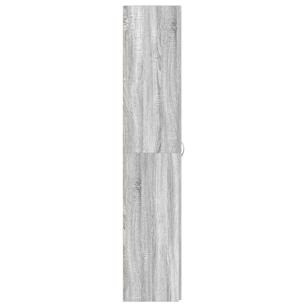 Schuhschrank mit Regal Weiß 80 x 35,5 x 180 cm Holzwerkstoff