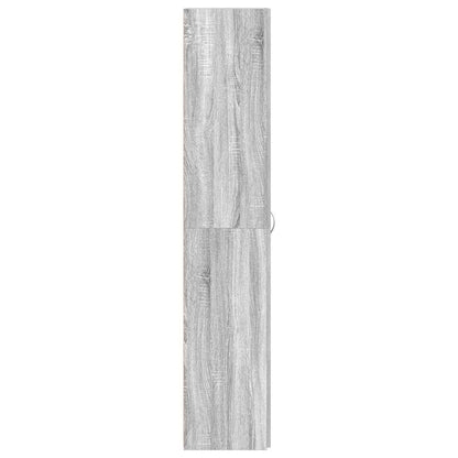 Schuhschrank mit Regal Weiß 80 x 35,5 x 180 cm Holzwerkstoff