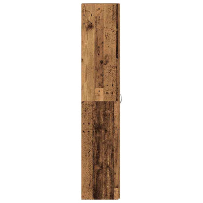 Schuhschrank mit Regal Weiß 80 x 35,5 x 180 cm Holzwerkstoff