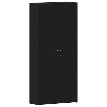 Schuhschrank mit Regal Weiß 80 x 35,5 x 180 cm Holzwerkstoff
