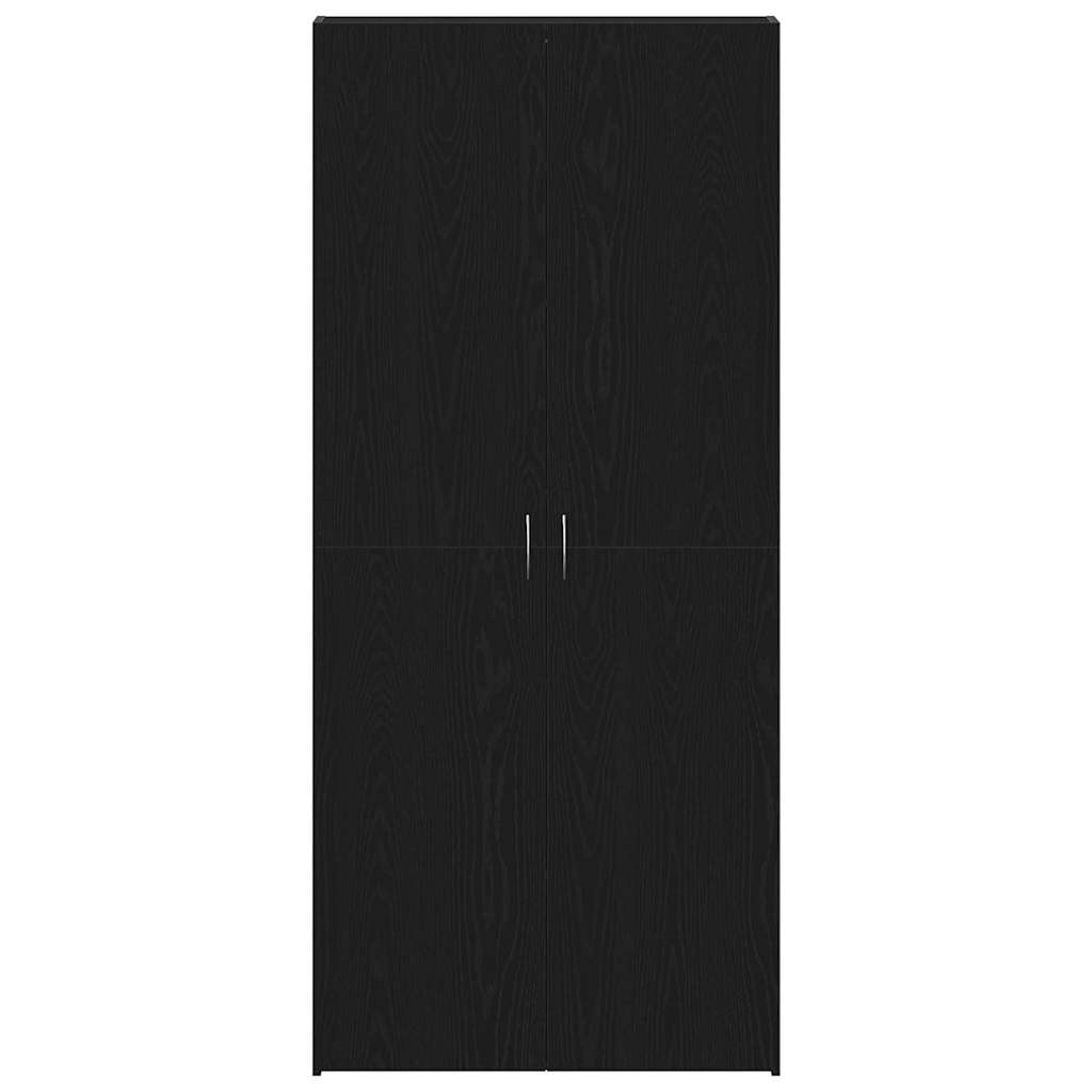 Schuhschrank mit Regal Weiß 80 x 35,5 x 180 cm Holzwerkstoff