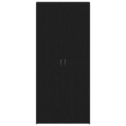 Schuhschrank mit Regal Weiß 80 x 35,5 x 180 cm Holzwerkstoff