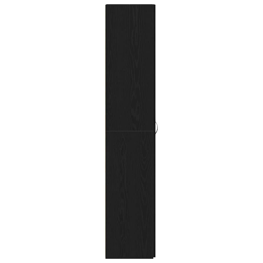 Schuhschrank mit Regal Weiß 80 x 35,5 x 180 cm Holzwerkstoff