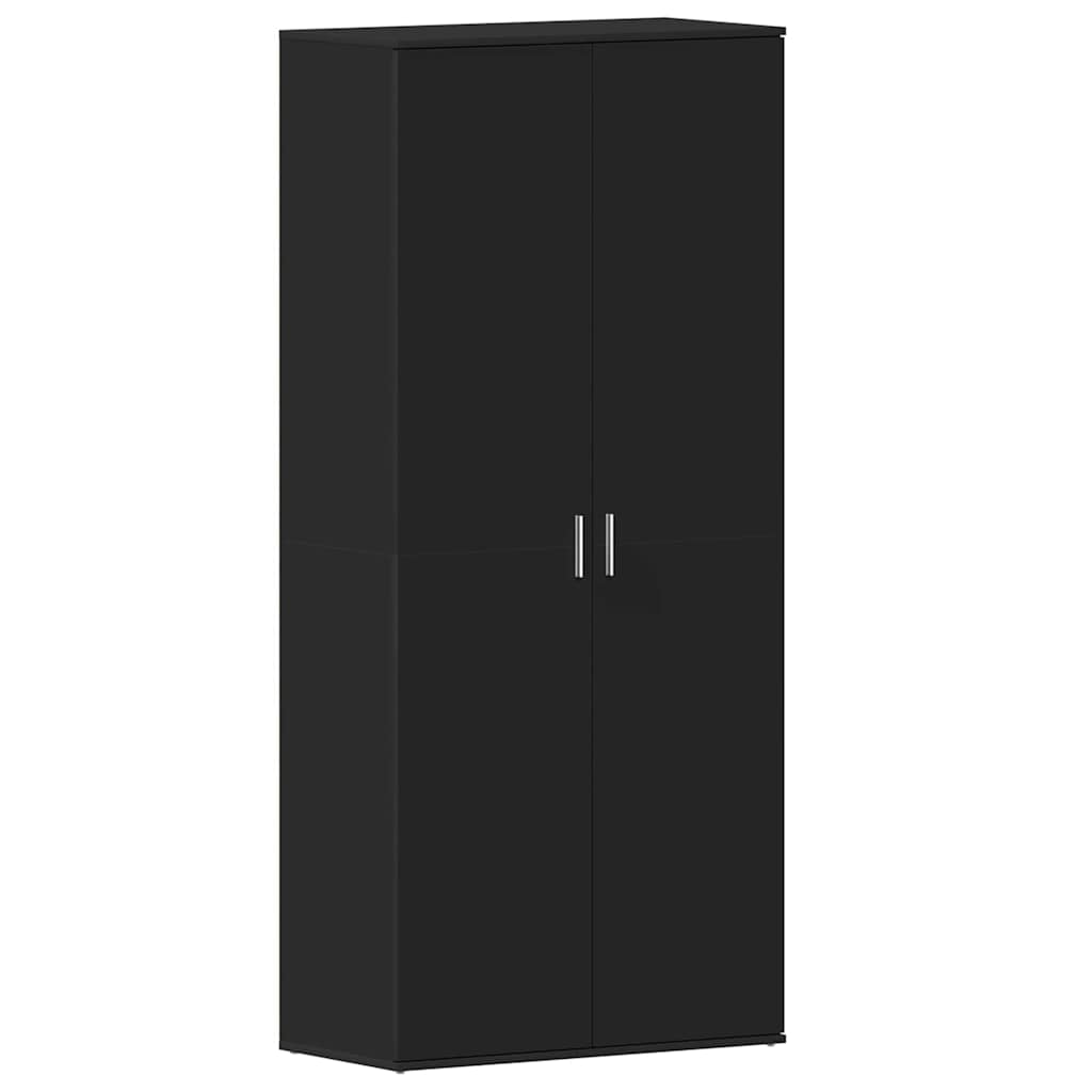 Schuhschrank mit Regal Weiß 80 x 39 x 178 cm Holzwerkstoff