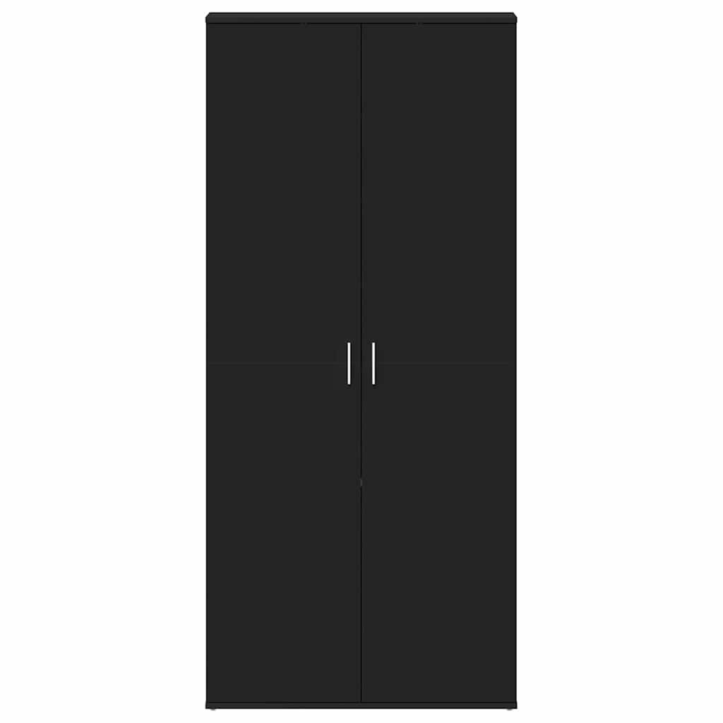 Schuhschrank mit Regal Weiß 80 x 39 x 178 cm Holzwerkstoff