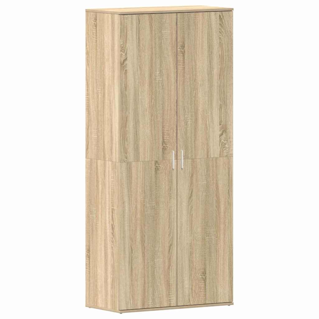 Schuhschrank mit Regal Weiß 80 x 39 x 178 cm Holzwerkstoff