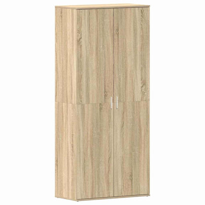 Schuhschrank mit Regal Weiß 80 x 39 x 178 cm Holzwerkstoff
