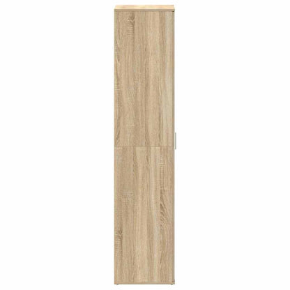 Schuhschrank mit Regal Weiß 80 x 39 x 178 cm Holzwerkstoff