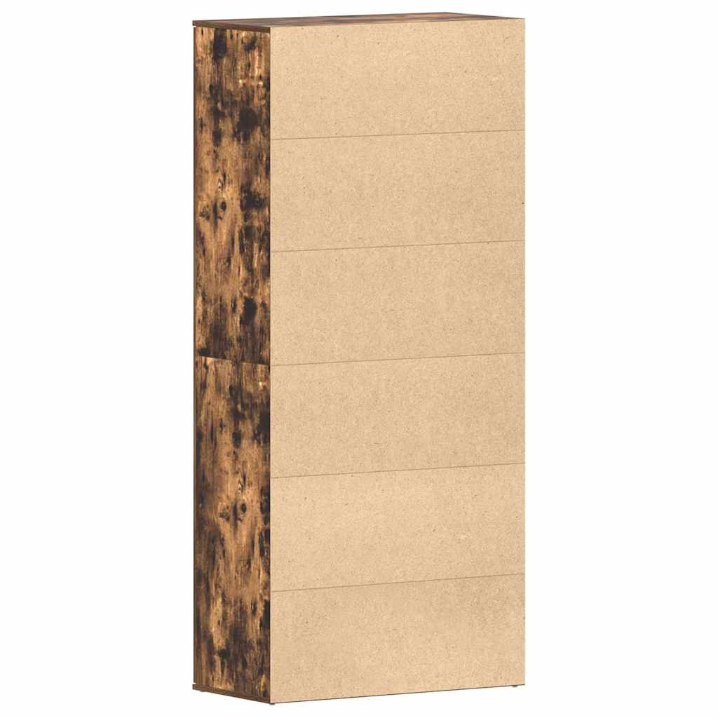 Schuhschrank mit Regal Weiß 80 x 39 x 178 cm Holzwerkstoff
