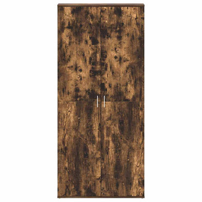 Schuhschrank mit Regal Weiß 80 x 39 x 178 cm Holzwerkstoff