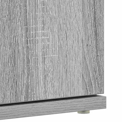 Schuhschrank mit Regal Weiß 80 x 39 x 178 cm Holzwerkstoff