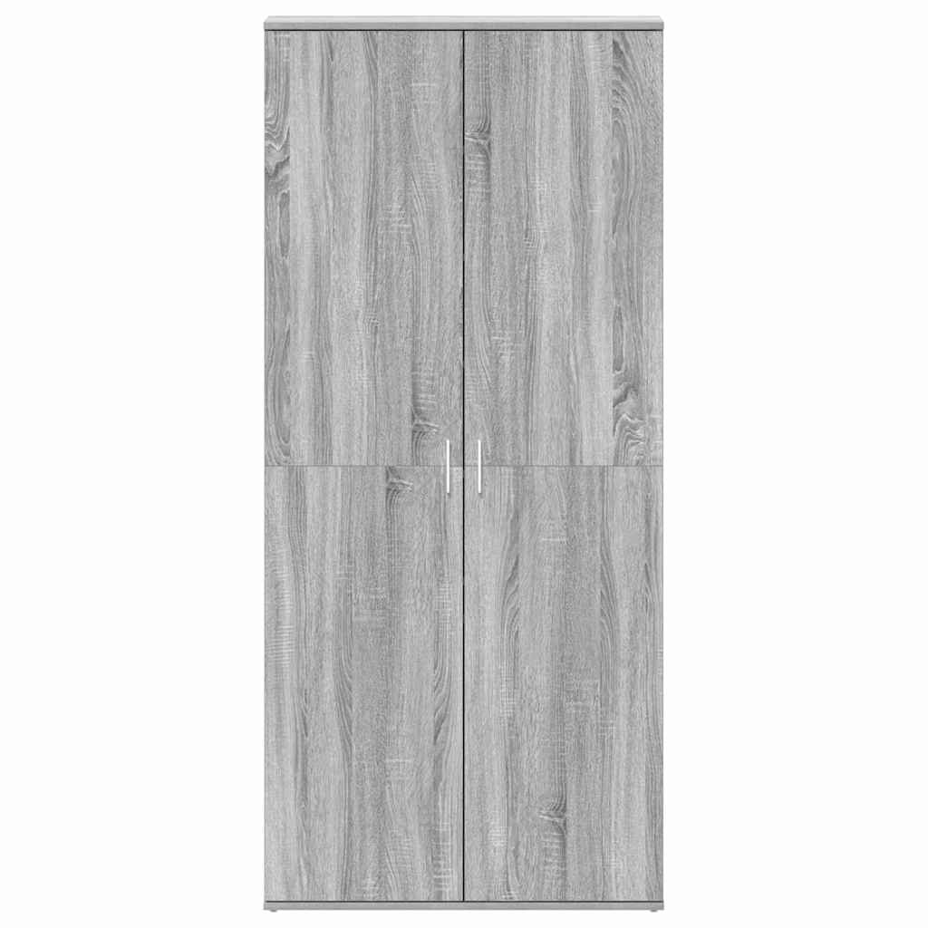 Schuhschrank mit Regal Weiß 80 x 39 x 178 cm Holzwerkstoff