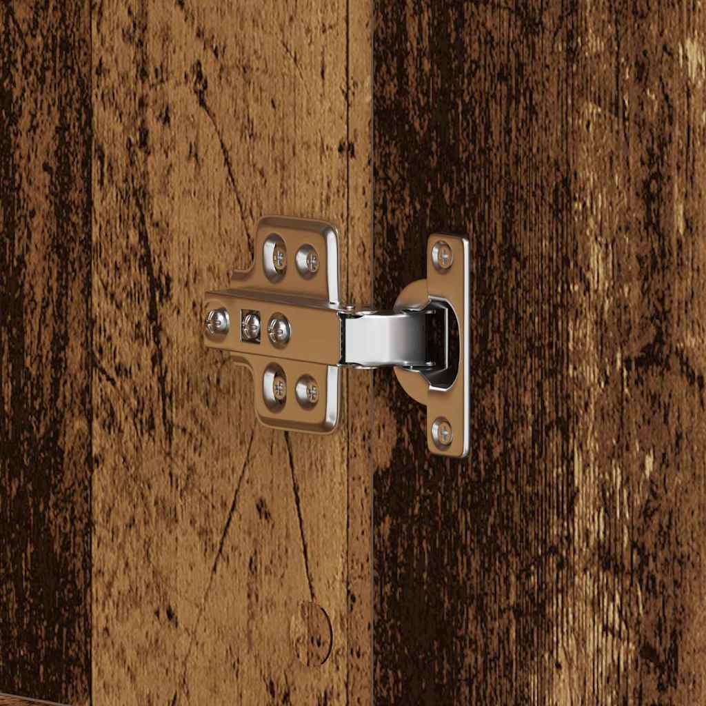 Schuhschrank mit Regal Weiß 80 x 39 x 178 cm Holzwerkstoff