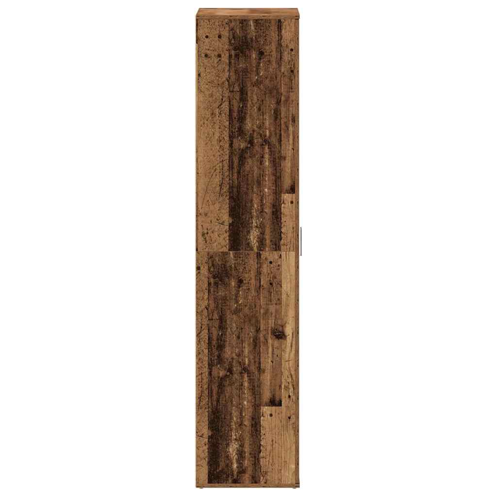 Schuhschrank mit Regal Weiß 80 x 39 x 178 cm Holzwerkstoff
