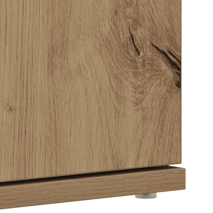Schuhschrank mit Regal Weiß 80 x 39 x 178 cm Holzwerkstoff