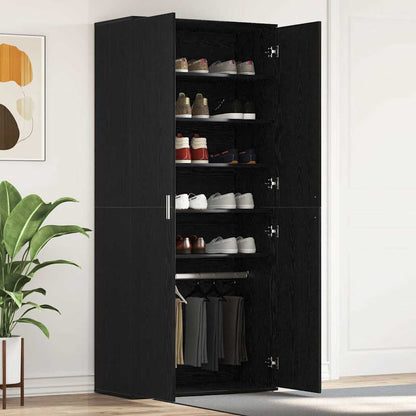 Schuhschrank mit Regal Weiß 80 x 39 x 178 cm Holzwerkstoff