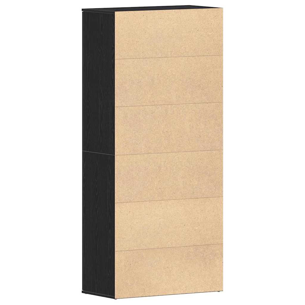 Schuhschrank mit Regal Weiß 80 x 39 x 178 cm Holzwerkstoff