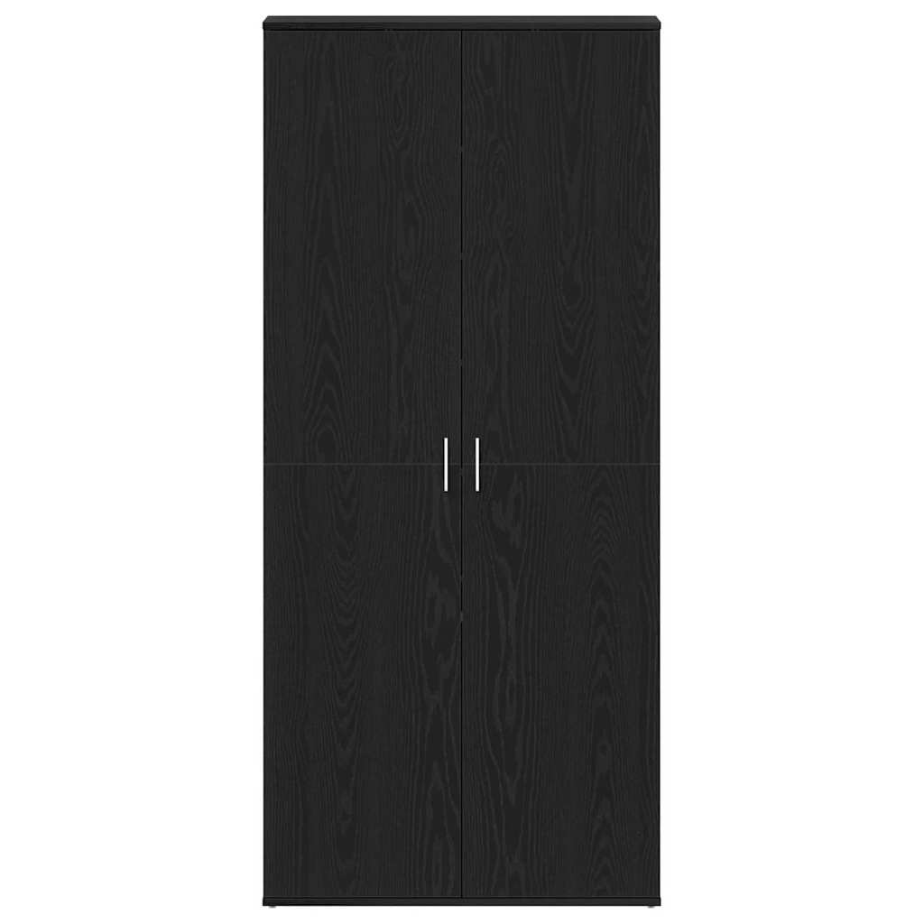 Schuhschrank mit Regal Weiß 80 x 39 x 178 cm Holzwerkstoff
