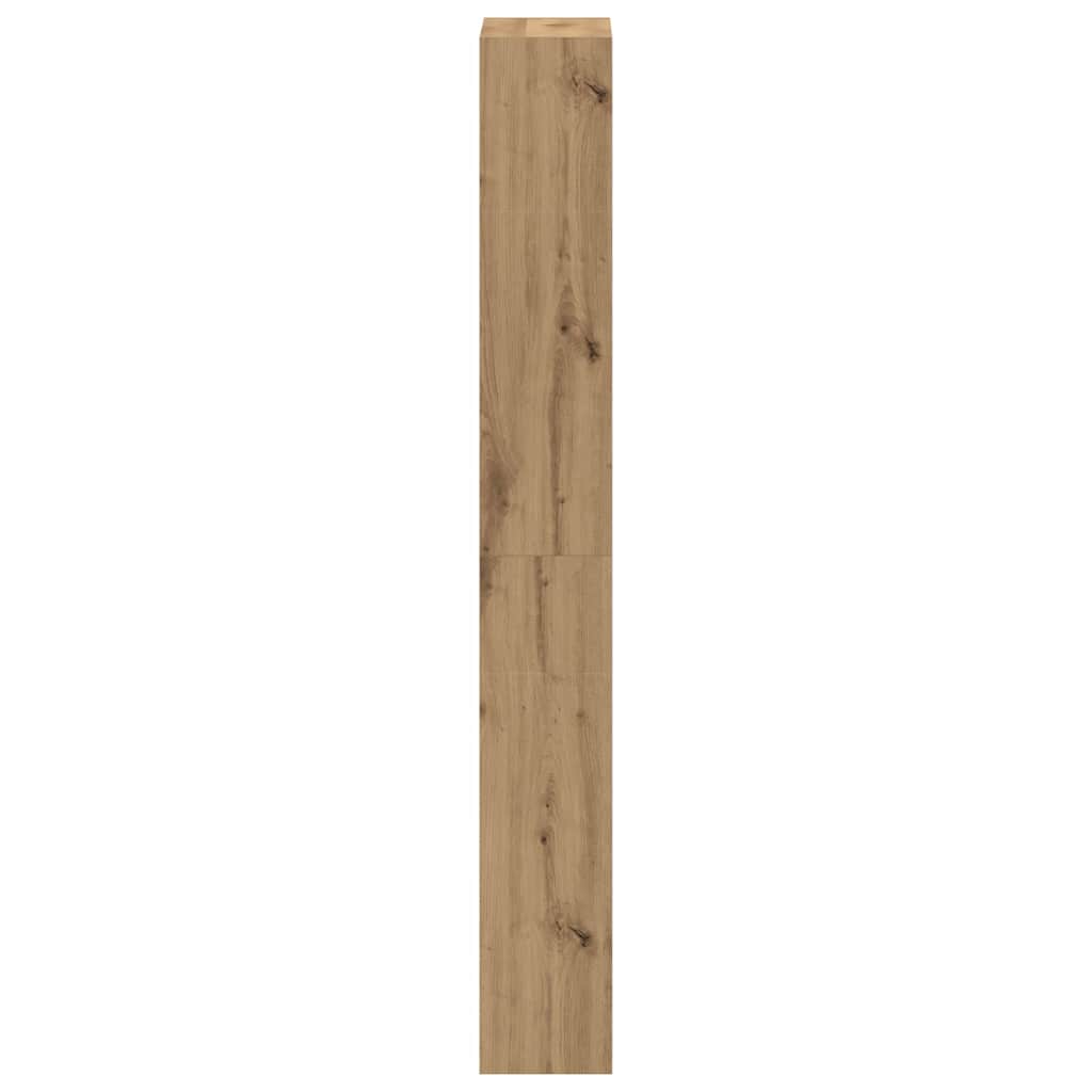 Schuhschrank mit 4 Klappen Sonoma-Eiche 80x21x163,5 cm