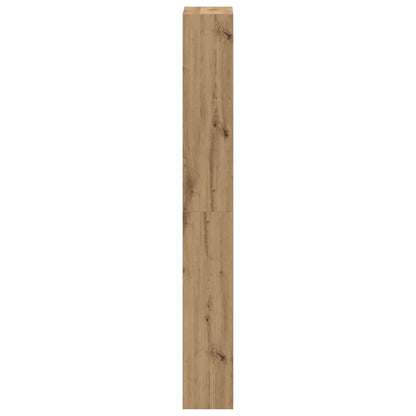 Schuhschrank mit 4 Klappen Sonoma-Eiche 80x21x163,5 cm