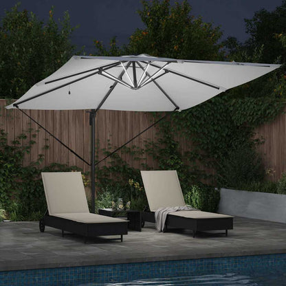 Sonnenschirm Sand 286 x 284 x 270 cm Aluminium und Polyester