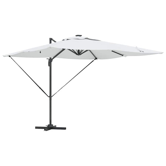 Sonnenschirm Sand 286 x 284 x 270 cm Aluminium und Polyester