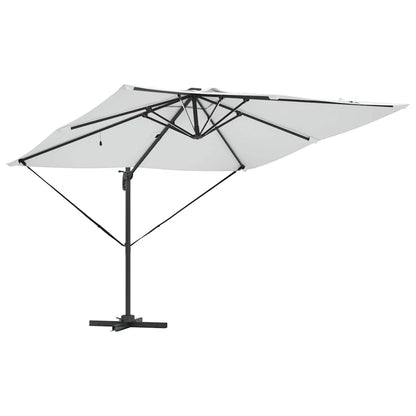 Sonnenschirm Sand 286 x 284 x 270 cm Aluminium und Polyester