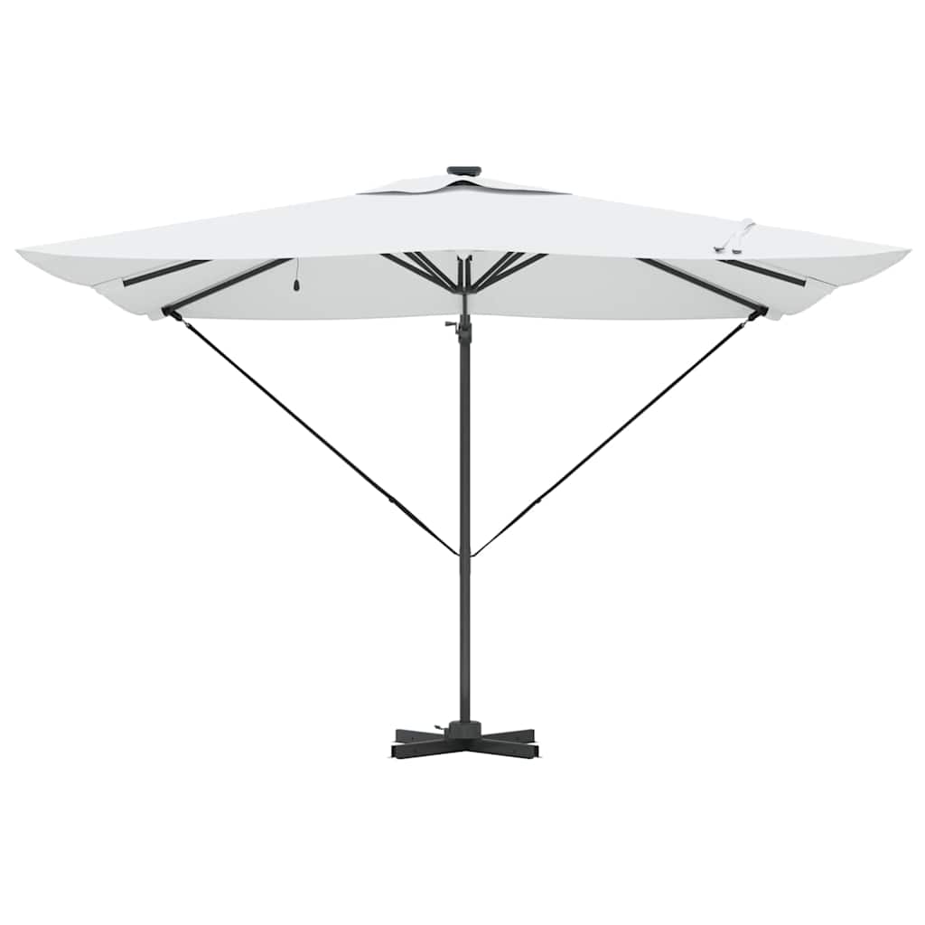 Sonnenschirm Sand 286 x 284 x 270 cm Aluminium und Polyester