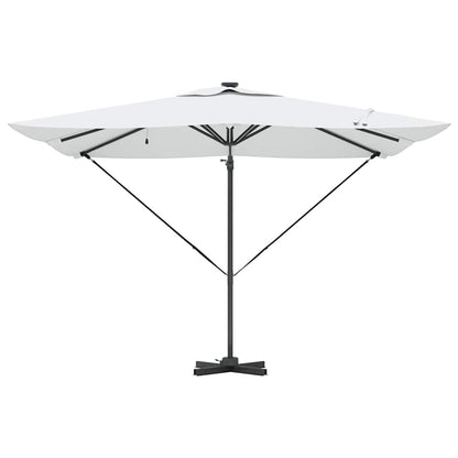Sonnenschirm Sand 286 x 284 x 270 cm Aluminium und Polyester