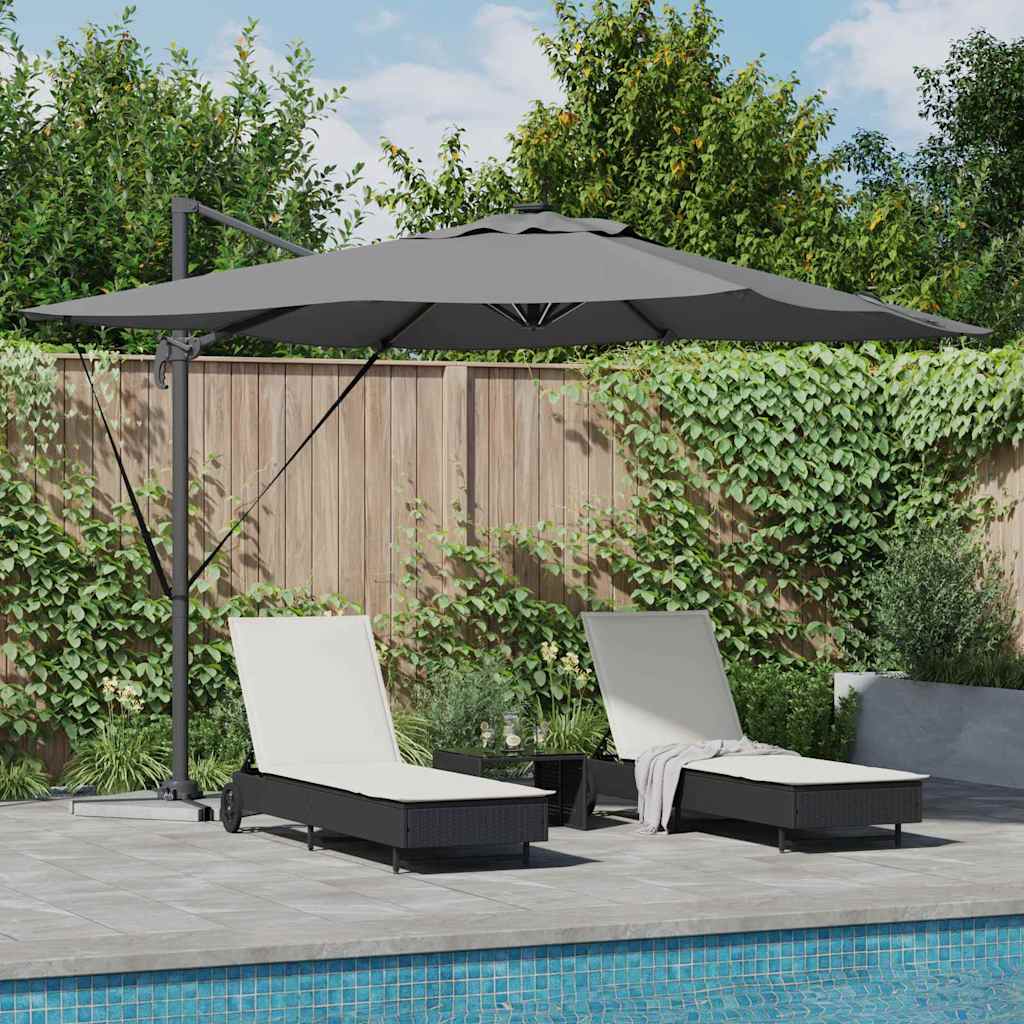 Sonnenschirm Sand 286 x 284 x 270 cm Aluminium und Polyester
