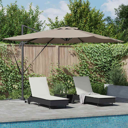 Sonnenschirm Sand 286 x 284 x 270 cm Aluminium und Polyester