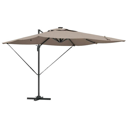 Sonnenschirm Sand 286 x 284 x 270 cm Aluminium und Polyester