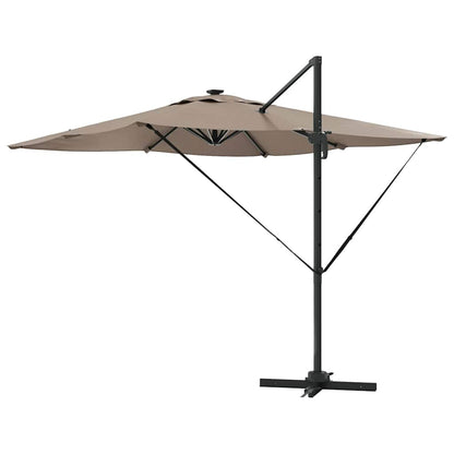 Sonnenschirm Sand 286 x 284 x 270 cm Aluminium und Polyester