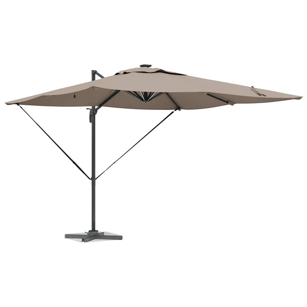 Sonnenschirm Sand 286 x 284 x 270 cm Aluminium und Polyester