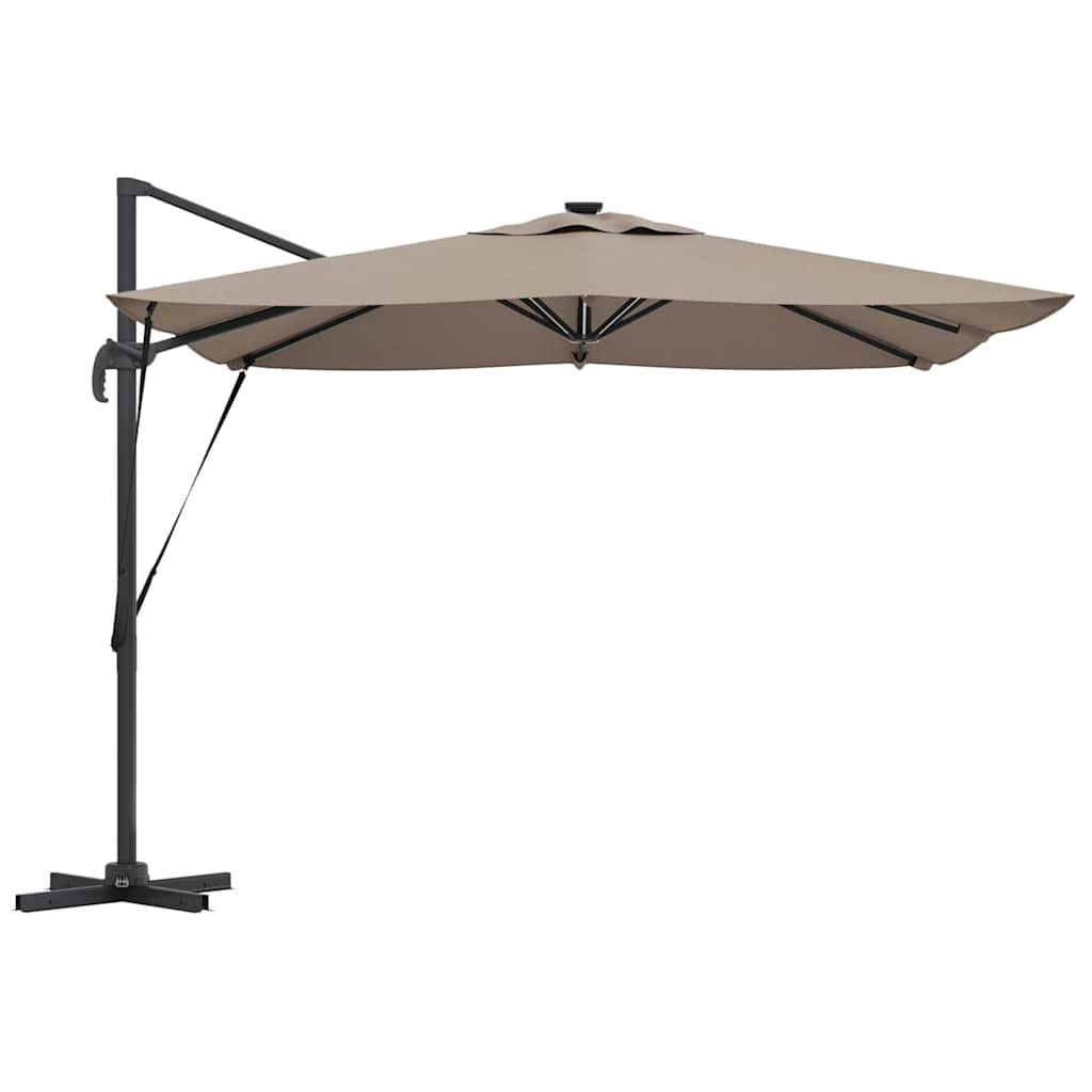 Sonnenschirm Sand 286 x 284 x 270 cm Aluminium und Polyester