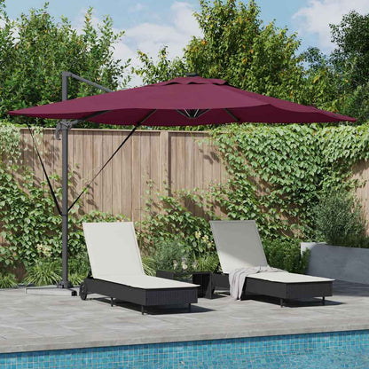 Sonnenschirm Sand 286 x 284 x 270 cm Aluminium und Polyester
