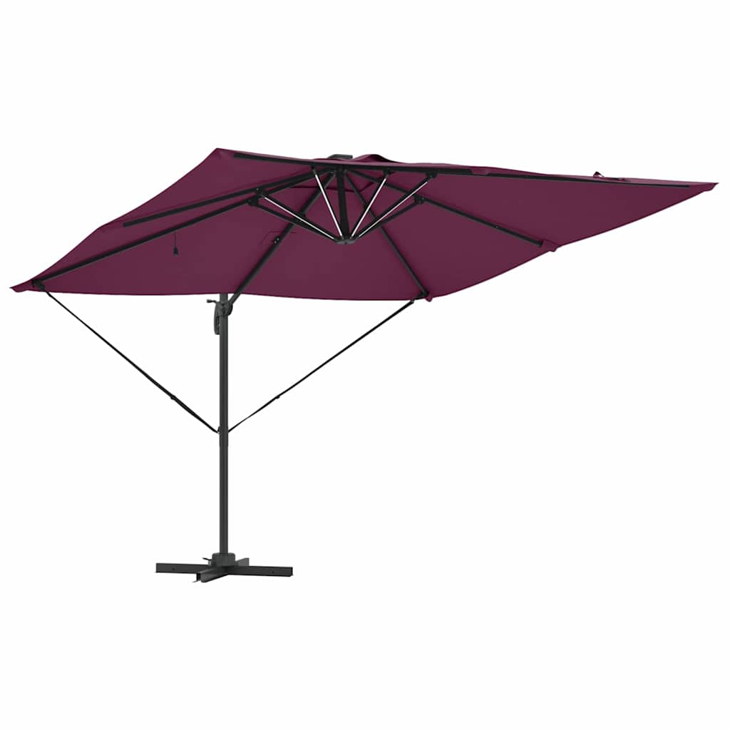 Sonnenschirm Sand 286 x 284 x 270 cm Aluminium und Polyester