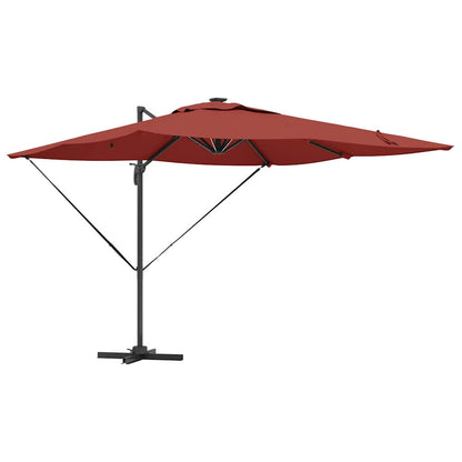 Sonnenschirm Sand 286 x 284 x 270 cm Aluminium und Polyester