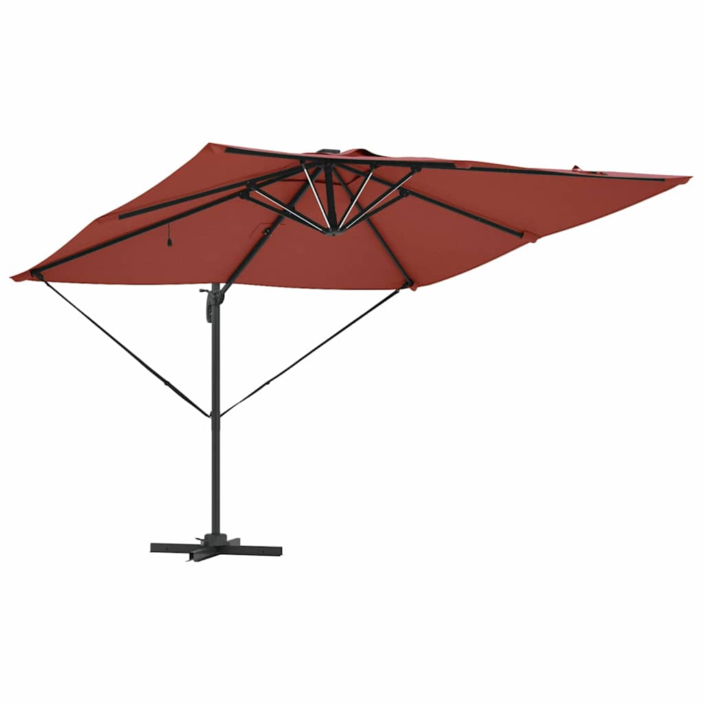 Sonnenschirm Sand 286 x 284 x 270 cm Aluminium und Polyester