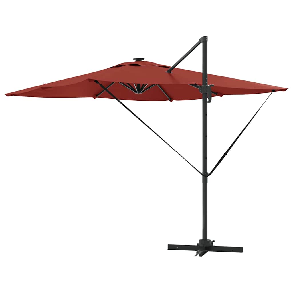 Sonnenschirm Sand 286 x 284 x 270 cm Aluminium und Polyester