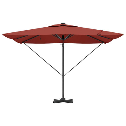 Sonnenschirm Sand 286 x 284 x 270 cm Aluminium und Polyester