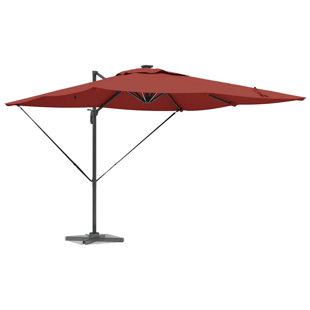 Sonnenschirm Sand 286 x 284 x 270 cm Aluminium und Polyester