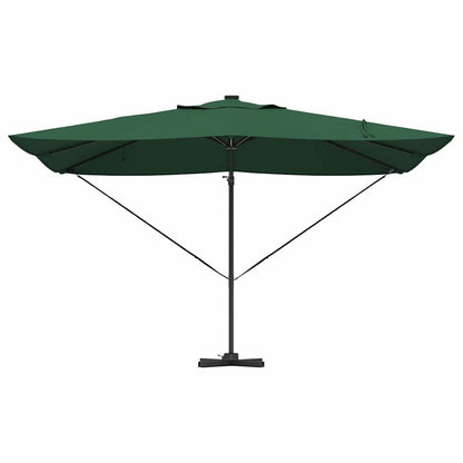 Sonnenschirm Sand 352 x 251 x 265 cm Polyester und Aluminium