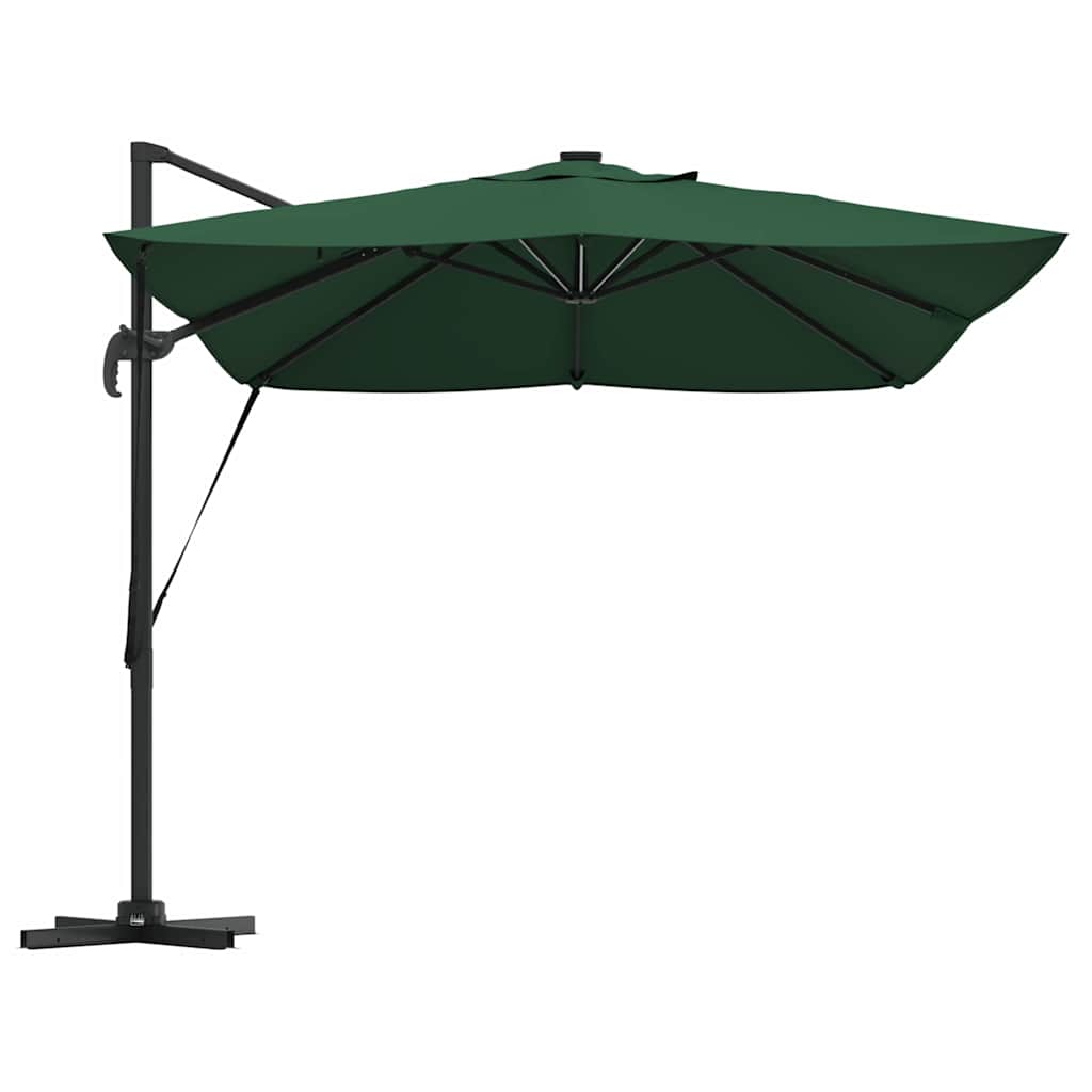 Sonnenschirm Sand 352 x 251 x 265 cm Polyester und Aluminium