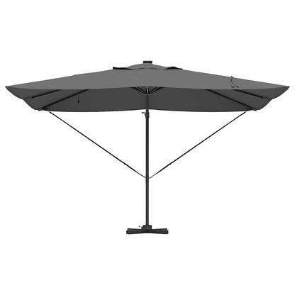 Sonnenschirm Sand 352 x 251 x 265 cm Polyester und Aluminium